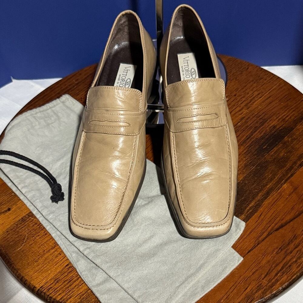 Vittorio Virgili Vintage Leather Mens Shoes